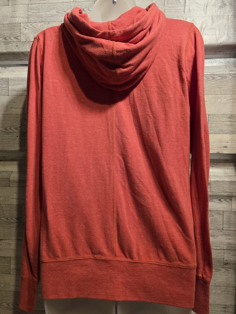 Nike Coral-Red Full-Zip Hoodie - Picture 3 of 3